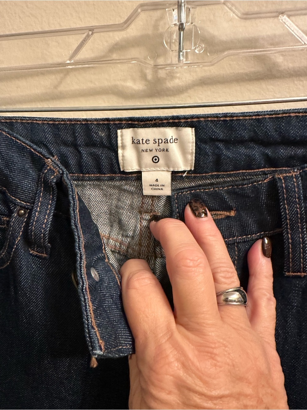 #282 kate spade Dark Blue High-Rise Women's Jeans